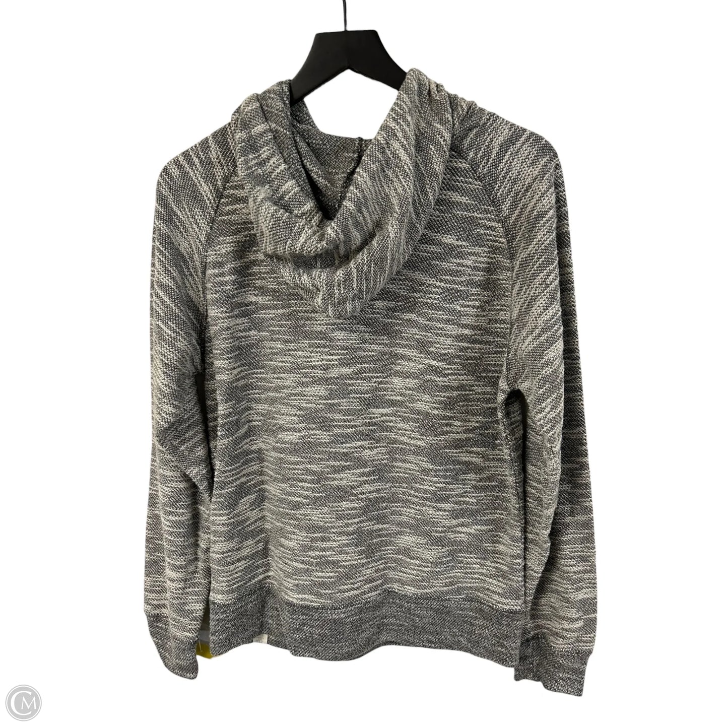 Sweatshirt Hoodie By Blue In Grey & White, Size: S