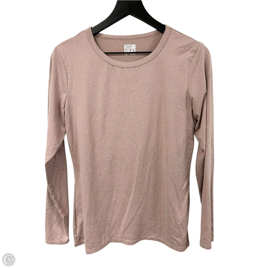 Athletic Top Long Sleeve Crewneck By 32 Degrees In Pink, Size: L