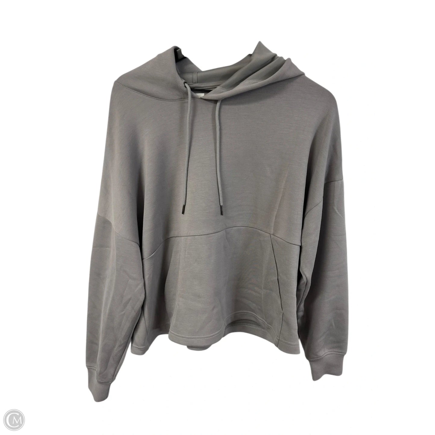 Sweatshirt Hoodie By Maurices In Grey, Size: L