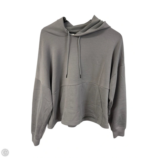 Sweatshirt Hoodie By Maurices In Grey, Size: L