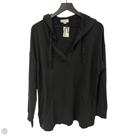 Top Long Sleeve By Loft In Black, Size: L
