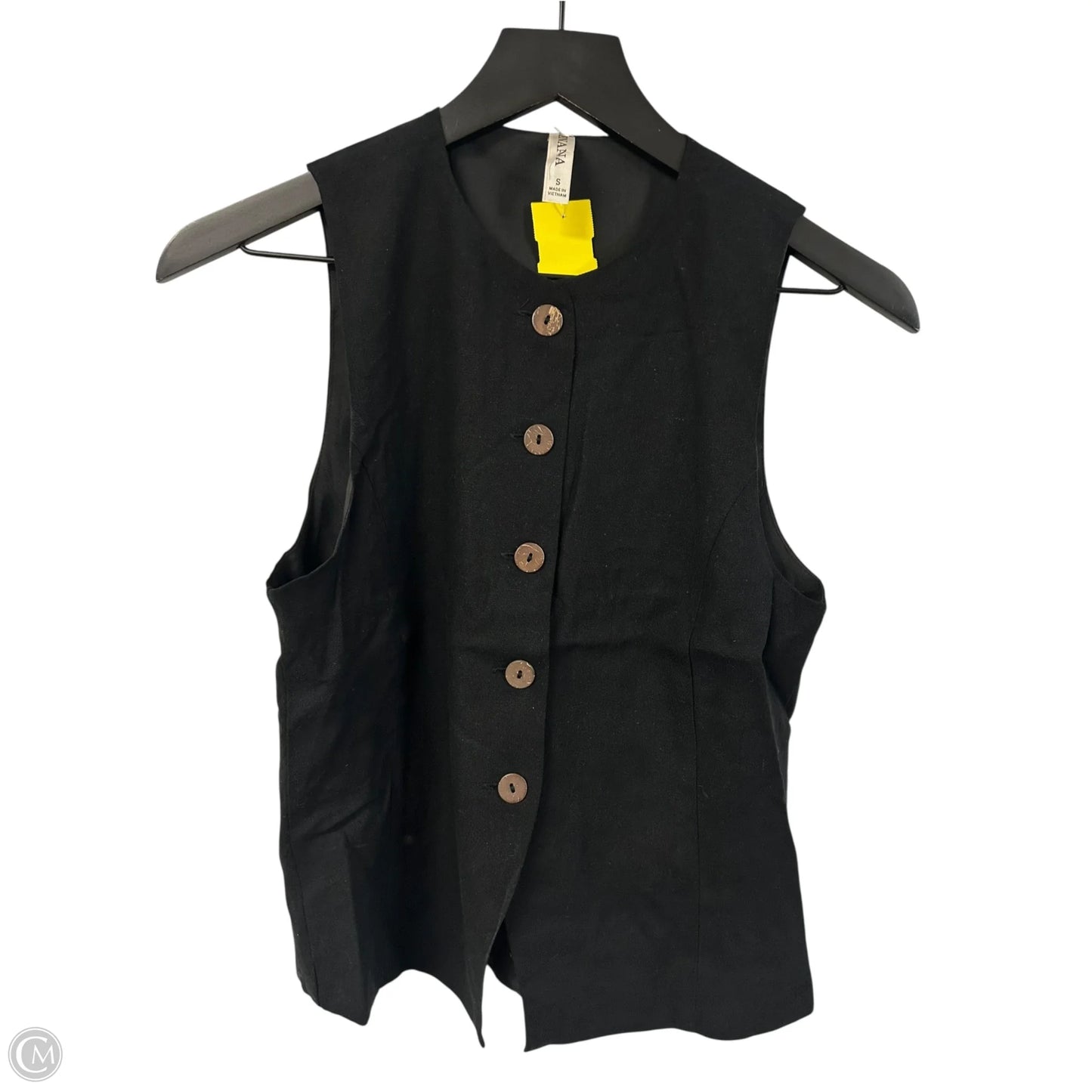 Top Sleeveless By Zenana In Black, Size: S