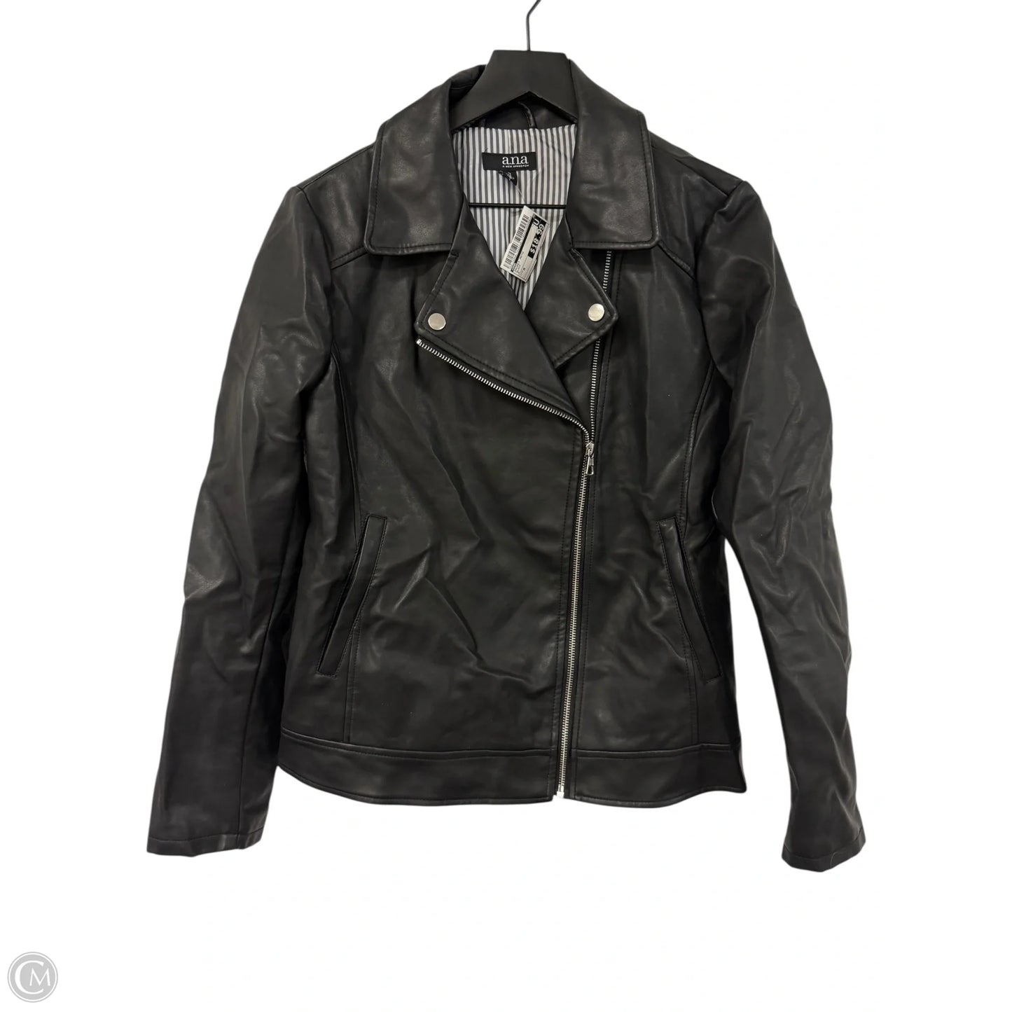 Jacket Moto By Ana In Black, Size: M