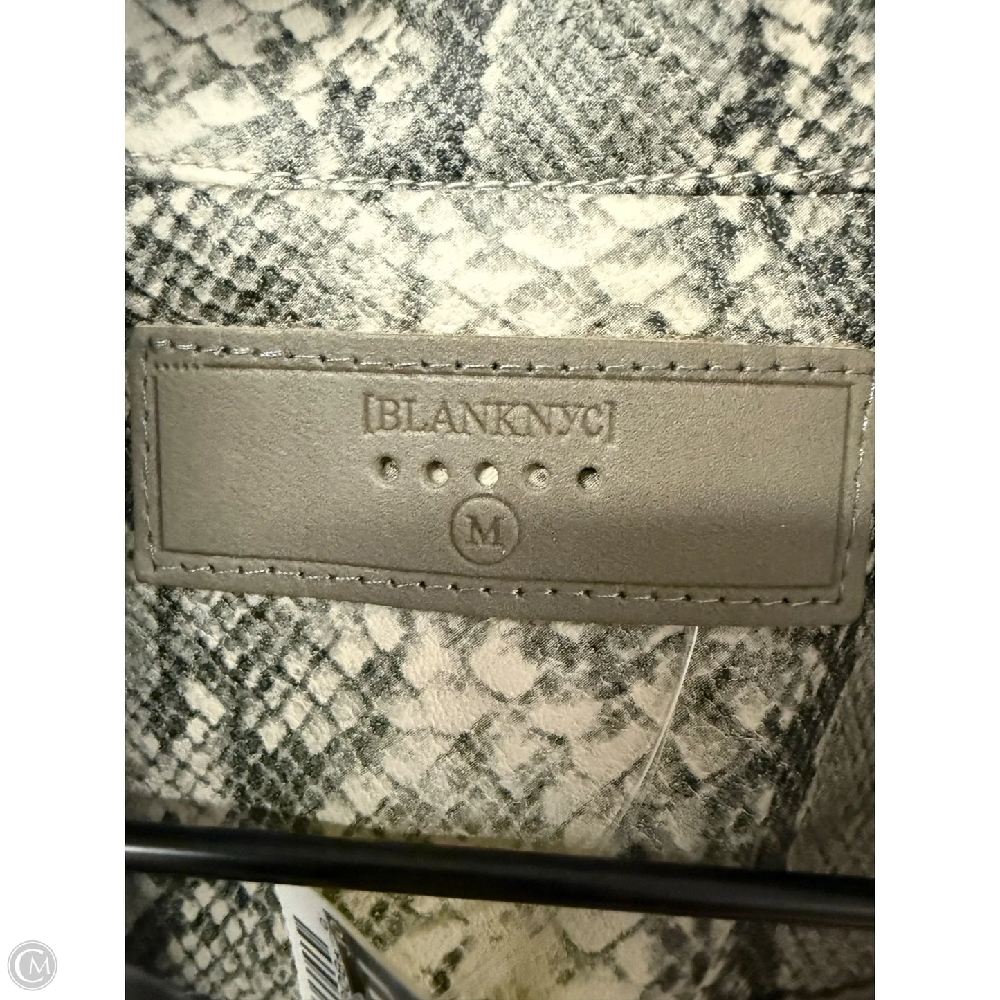 Jacket Moto By Blanknyc In Snakeskin Print, Size: M