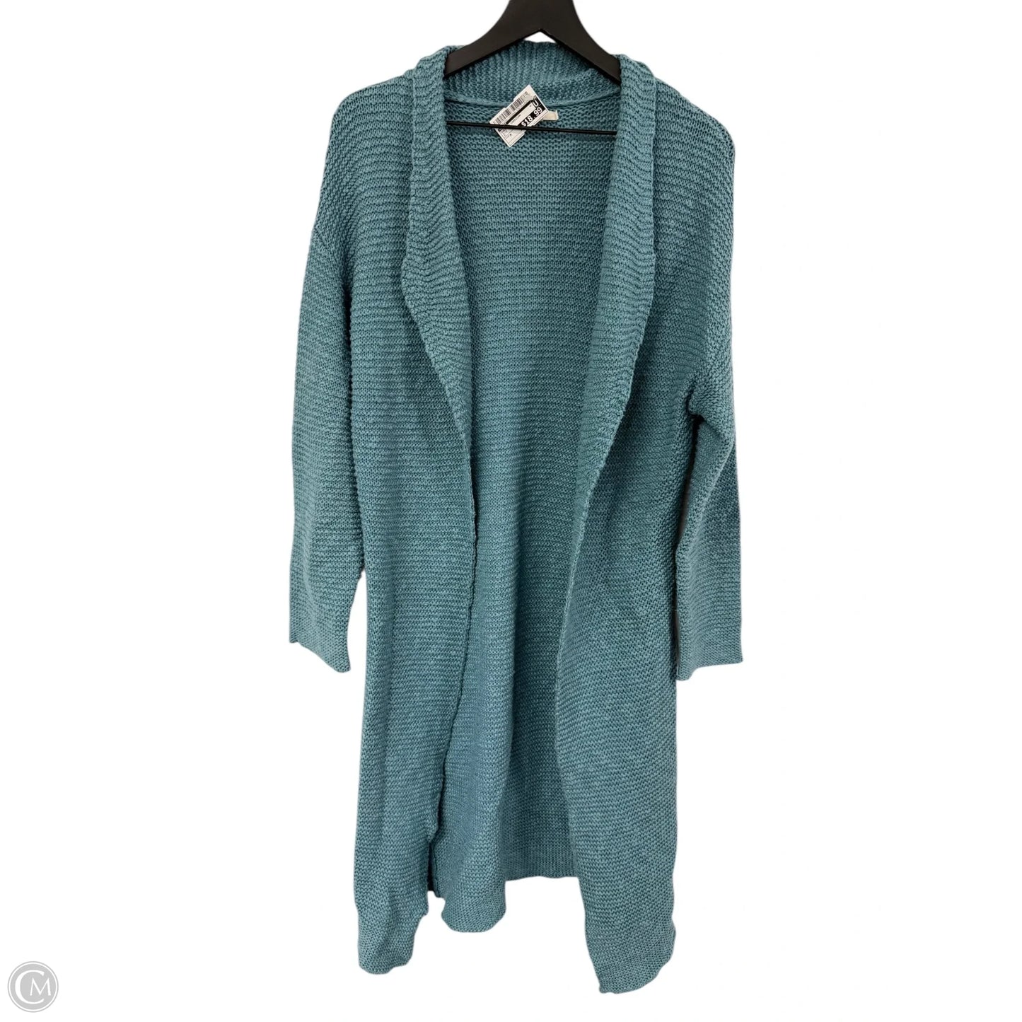 Sweater Cardigan By Ariat In Blue, Size: M