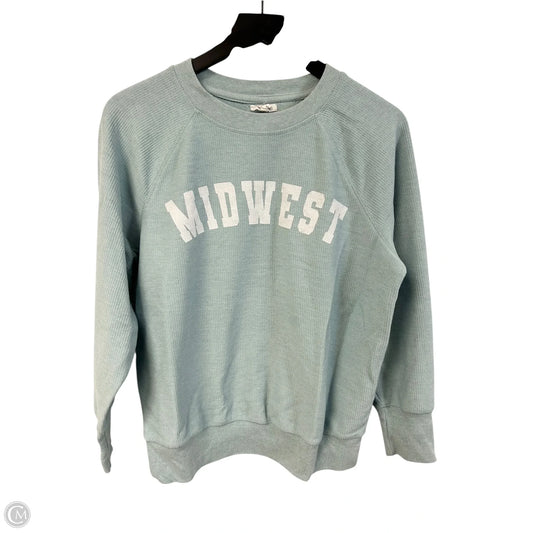 Top Long Sleeve By Maurices In Aqua, Size: S