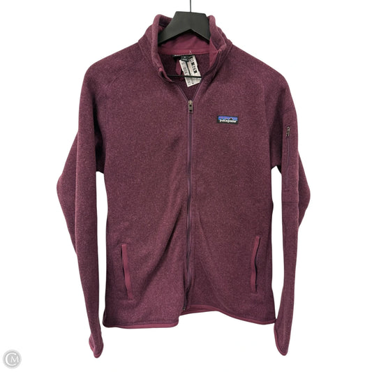 Jacket Fleece By Patagonia In Purple, Size: M