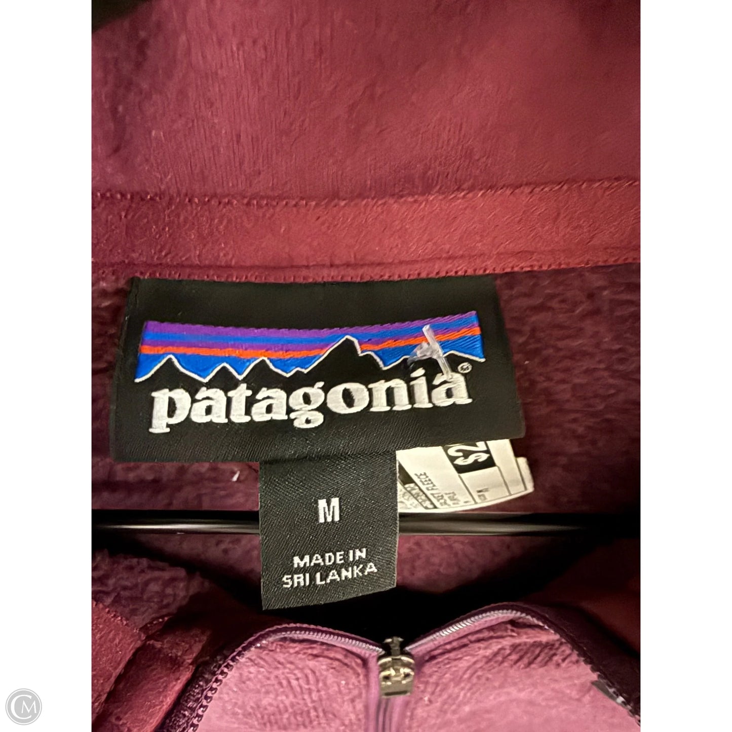 Jacket Fleece By Patagonia In Purple, Size: M