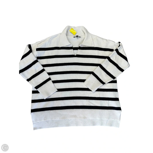 Sweater By Davi & Dani In Black & Cream, Size: 3x