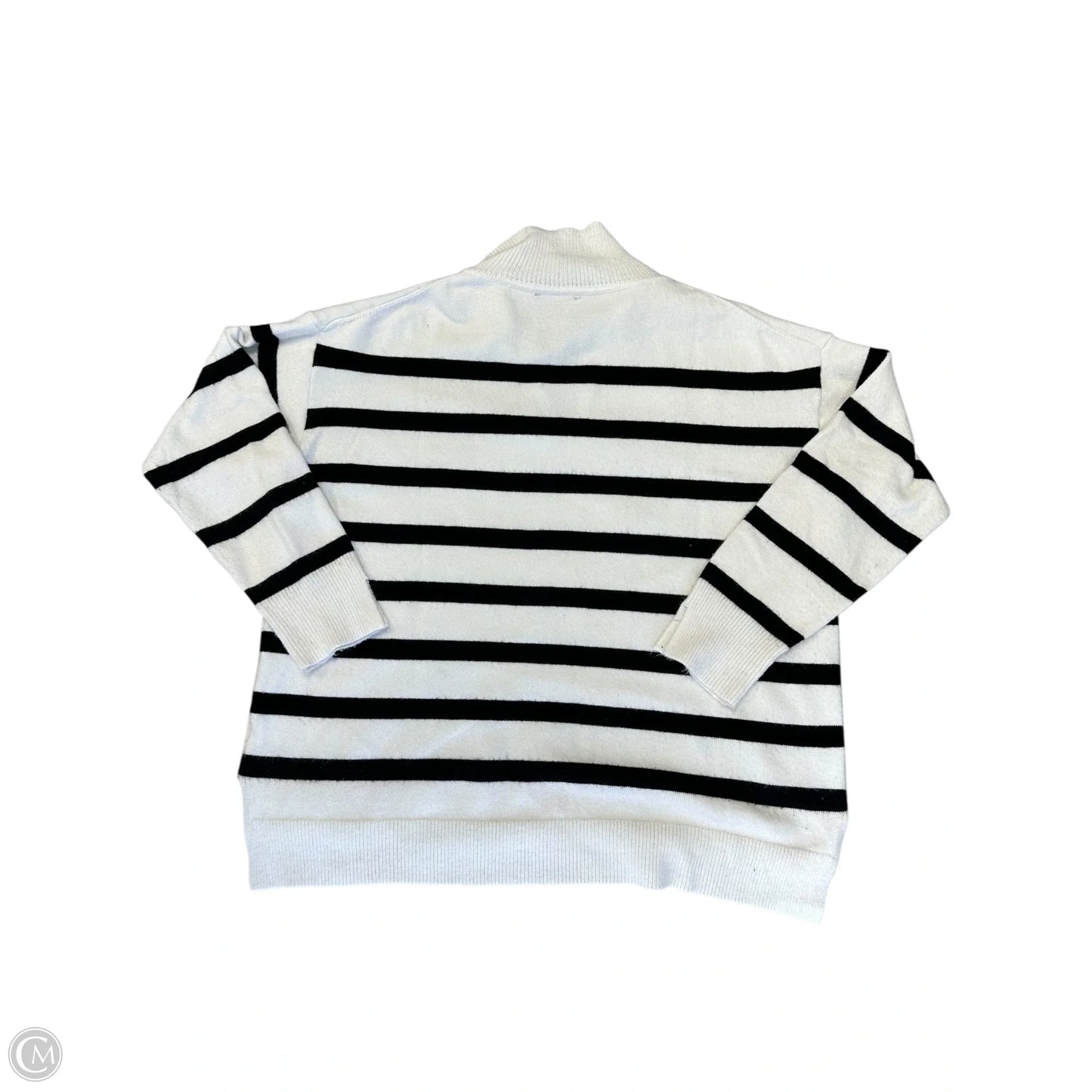 Sweater By Davi & Dani In Black & Cream, Size: 3x