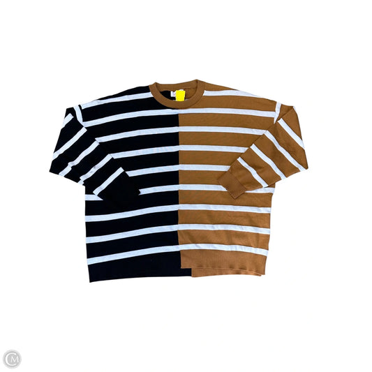 Sweater By Jess Lea In Black & Brown, Size: 2x