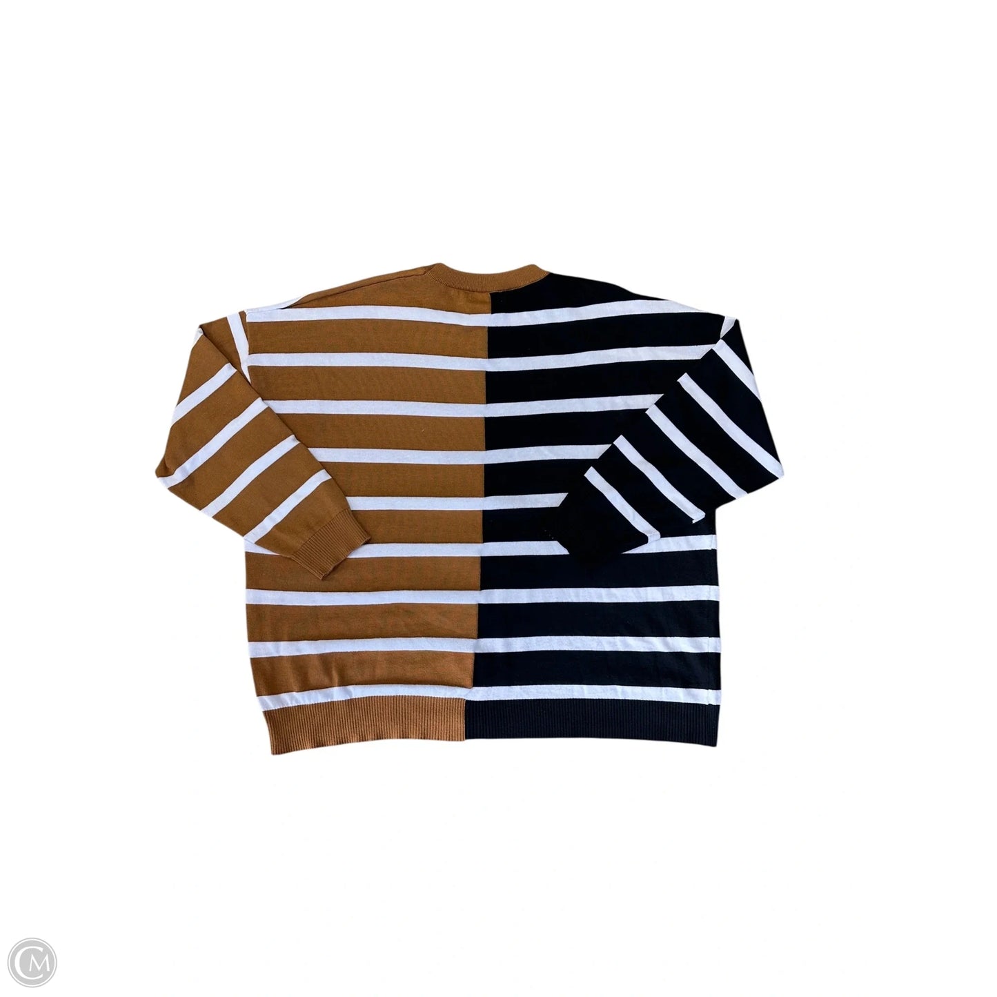 Sweater By Jess Lea In Black & Brown, Size: 2x