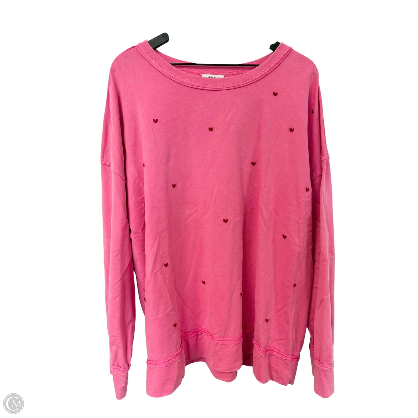 Top Long Sleeve By White Birch In Pink, Size: 3x