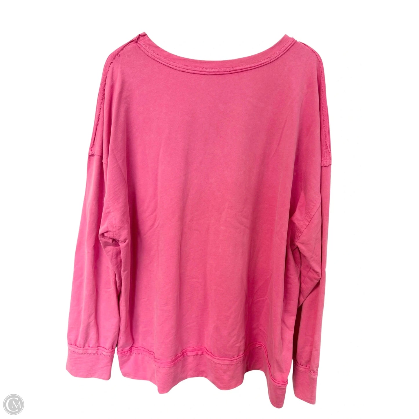Top Long Sleeve By White Birch In Pink, Size: 3x