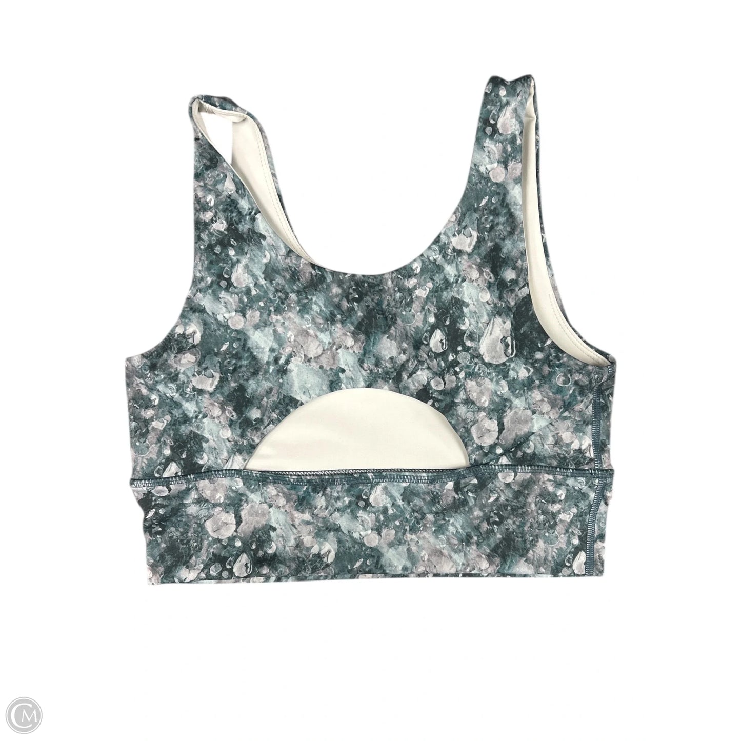 Athletic Bra By Cme In Green, Size: M