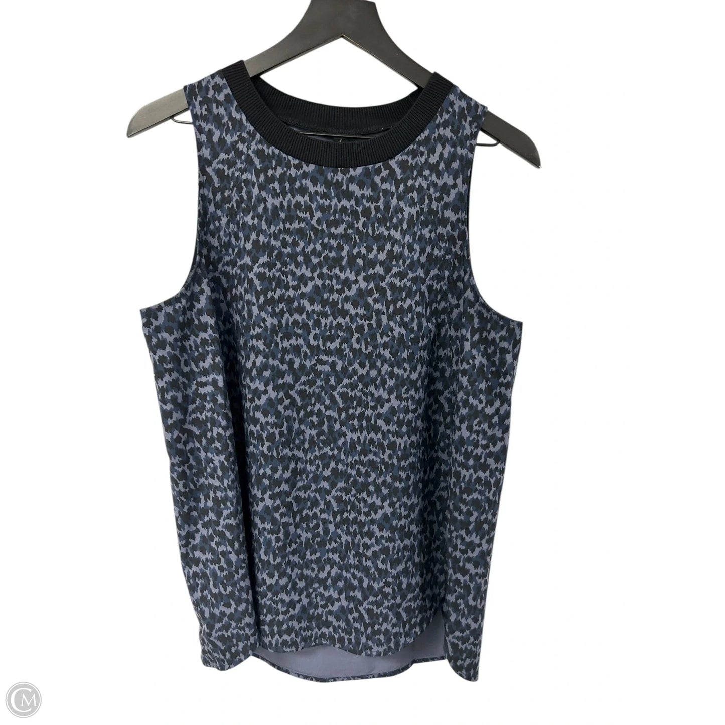 Athletic Tank Top By Athleta In Black & Blue, Size: M