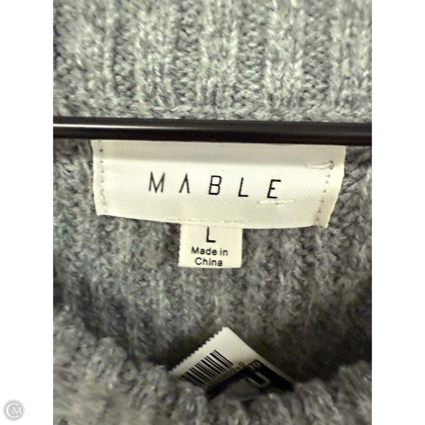 Sweater By Mable In Grey, Size: L