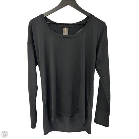 Athletic Top Long Sleeve Crewneck By Calia In Black, Size: M