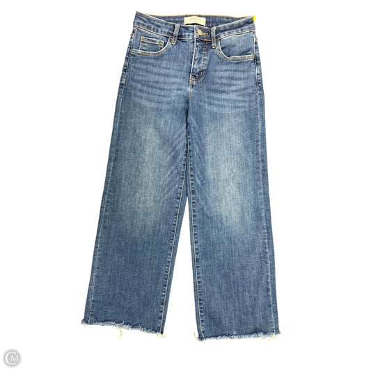 Jeans Wide Leg By Vervet In Blue Denim, Size: 2