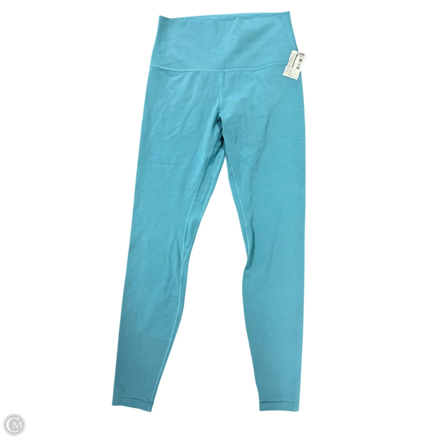 Athletic Leggings By Lululemon In Aqua, Size: 8