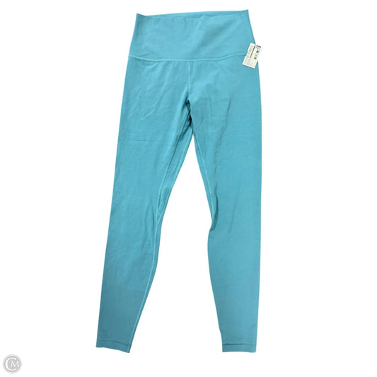 Athletic Leggings By Lululemon In Aqua, Size: 8