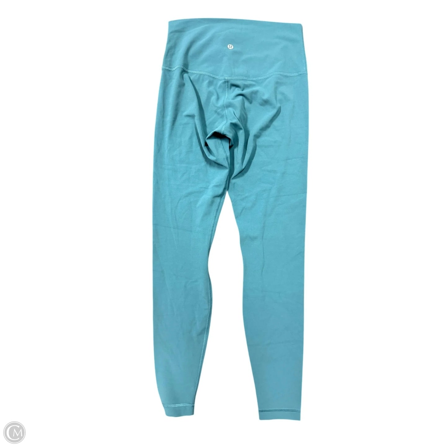 Athletic Leggings By Lululemon In Aqua, Size: 8