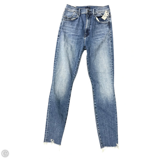 Jeans Skinny By Mother In Blue Denim, Size: 4