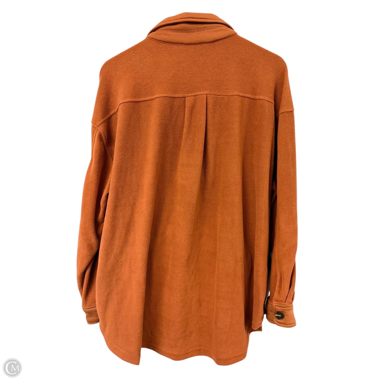 Jacket Shirt By La Miel In Orange, Size: M