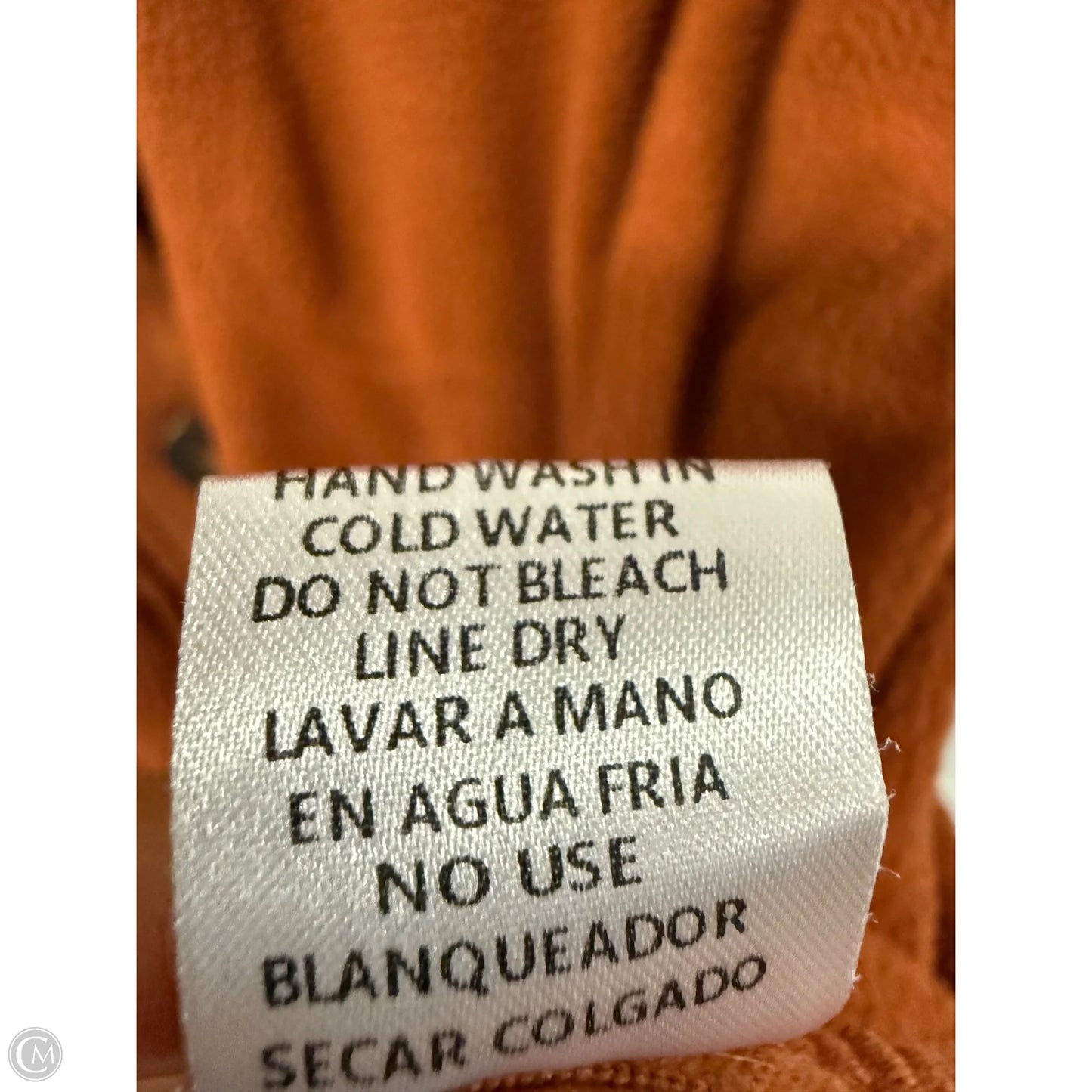 Jacket Shirt By La Miel In Orange, Size: M