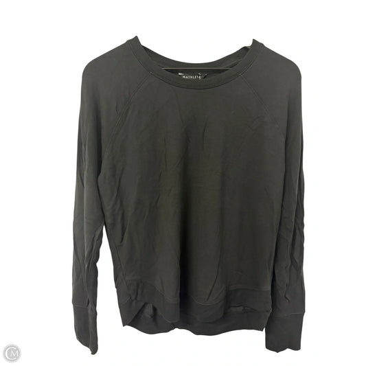 Top Long Sleeve By Athleta In Black, Size: M