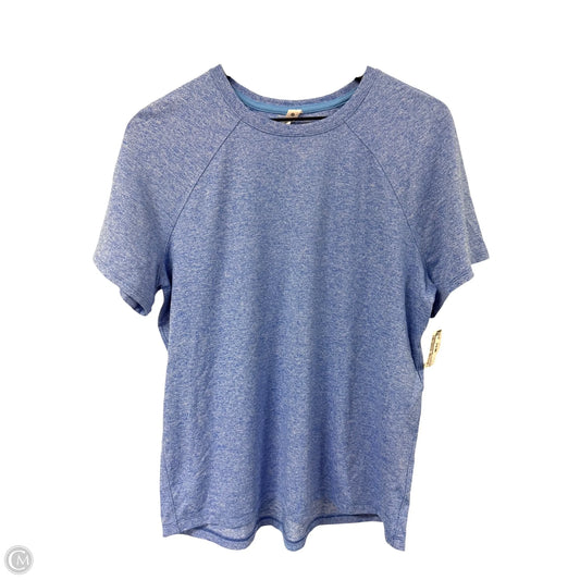Athletic Top Short Sleeve By Lululemon In Blue, Size: 10
