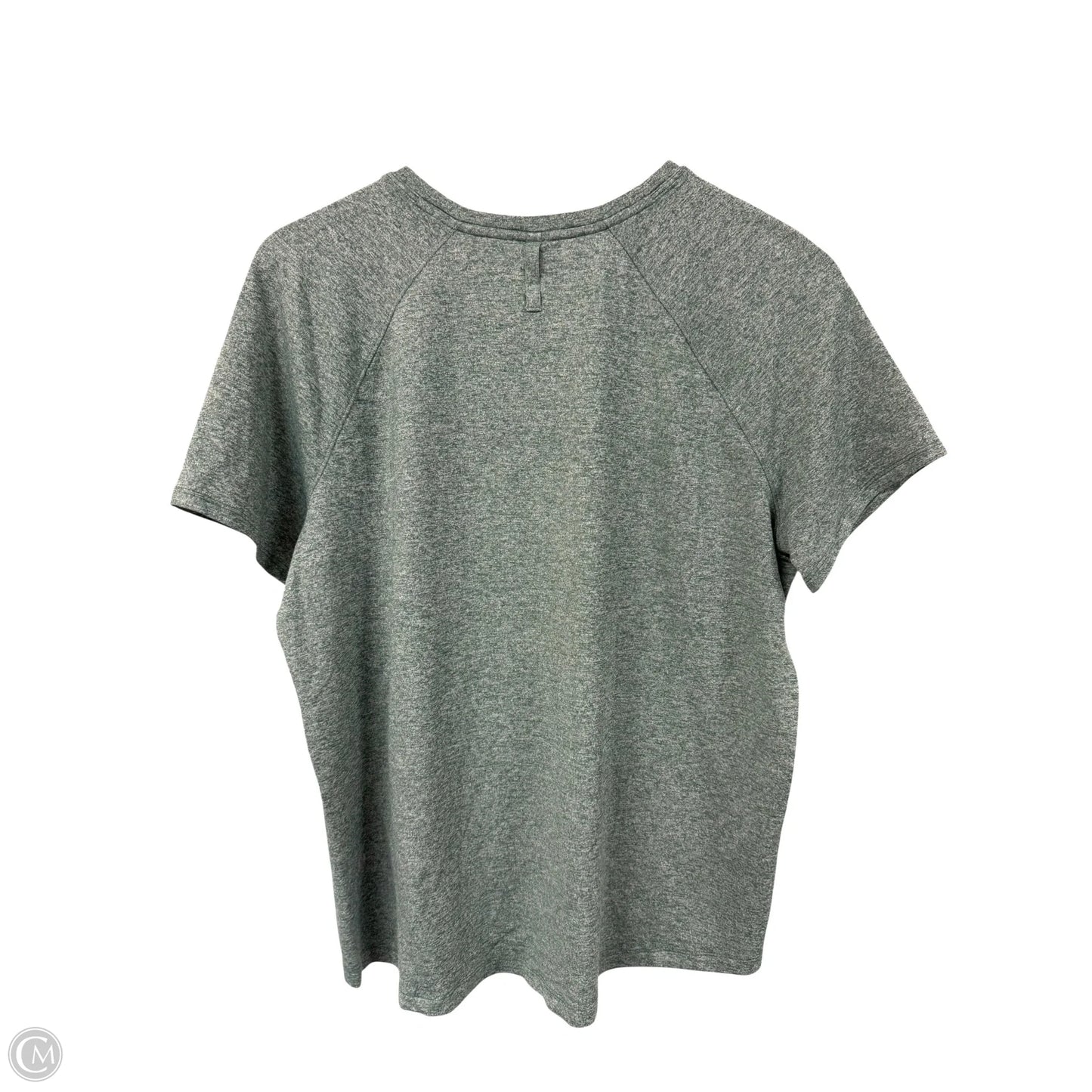 Athletic Top Short Sleeve By Lululemon In Green, Size: 10