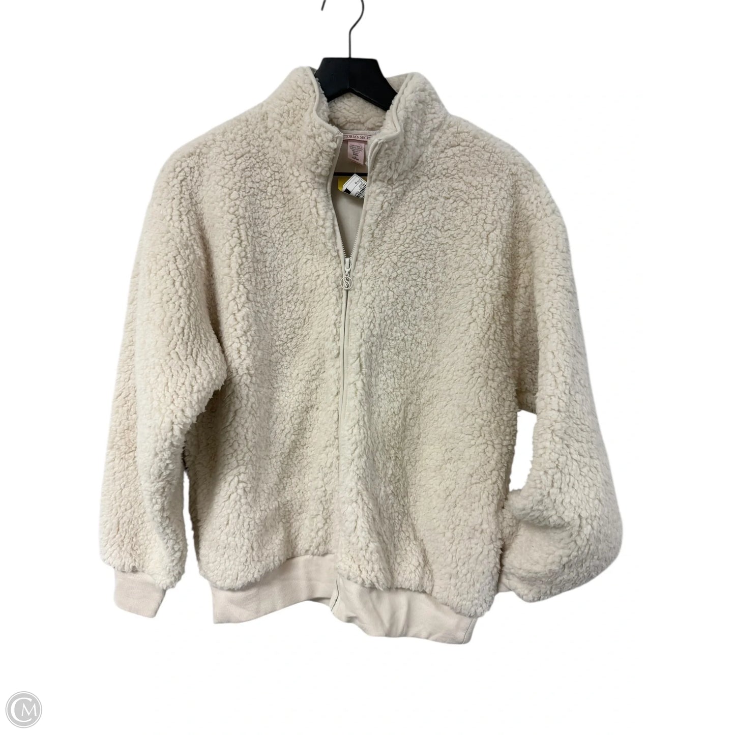 Jacket Faux Fur & Sherpa By Victorias Secret In Cream, Size: M