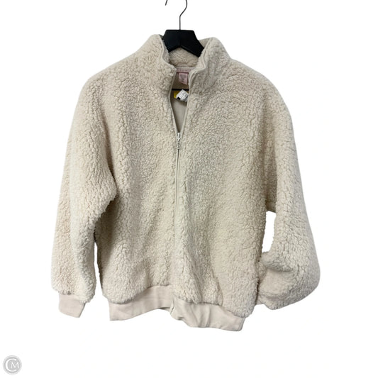 Jacket Faux Fur & Sherpa By Victorias Secret In Cream, Size: M