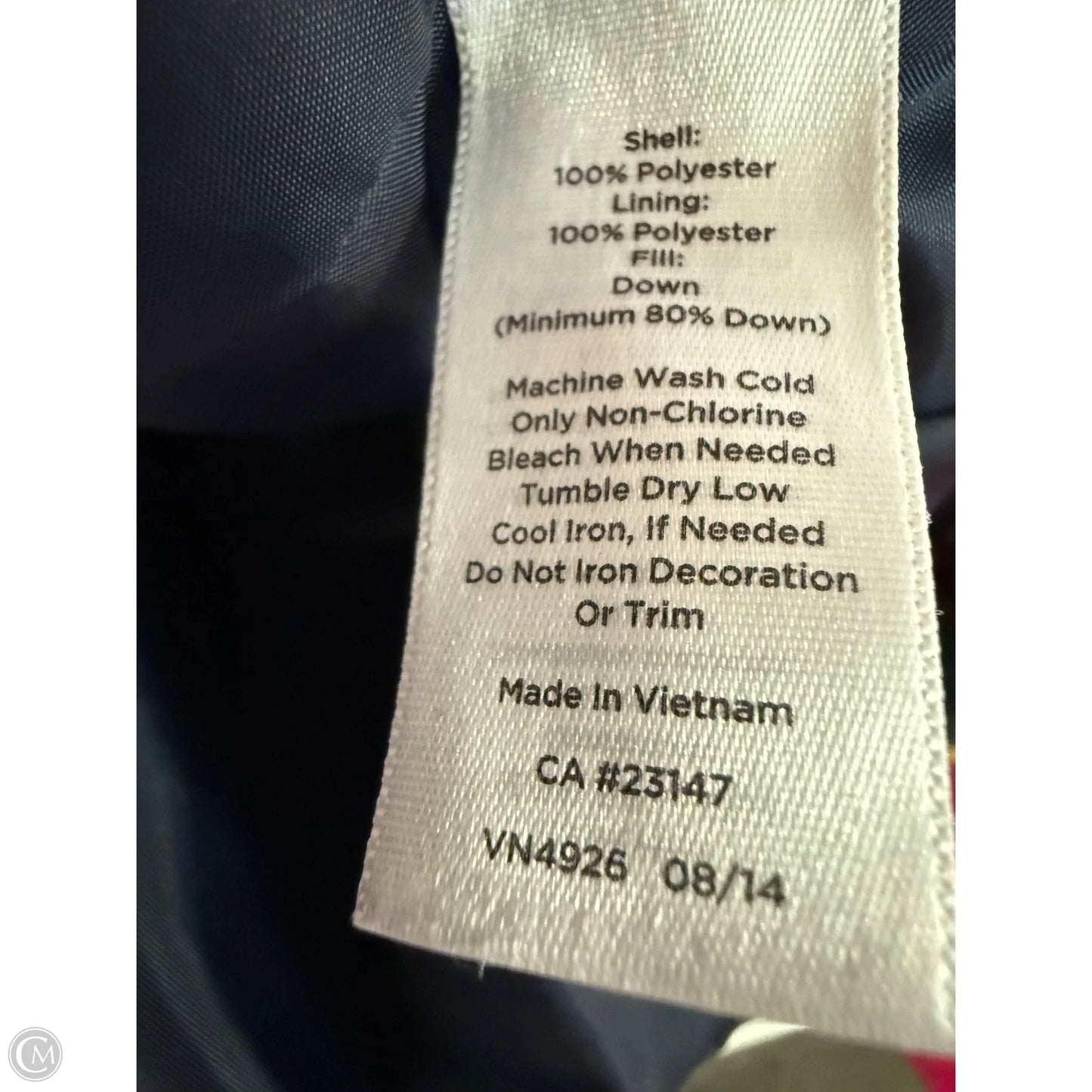 Vest Puffer & Quilted By Talbots In Multi-colored, Size: Mp