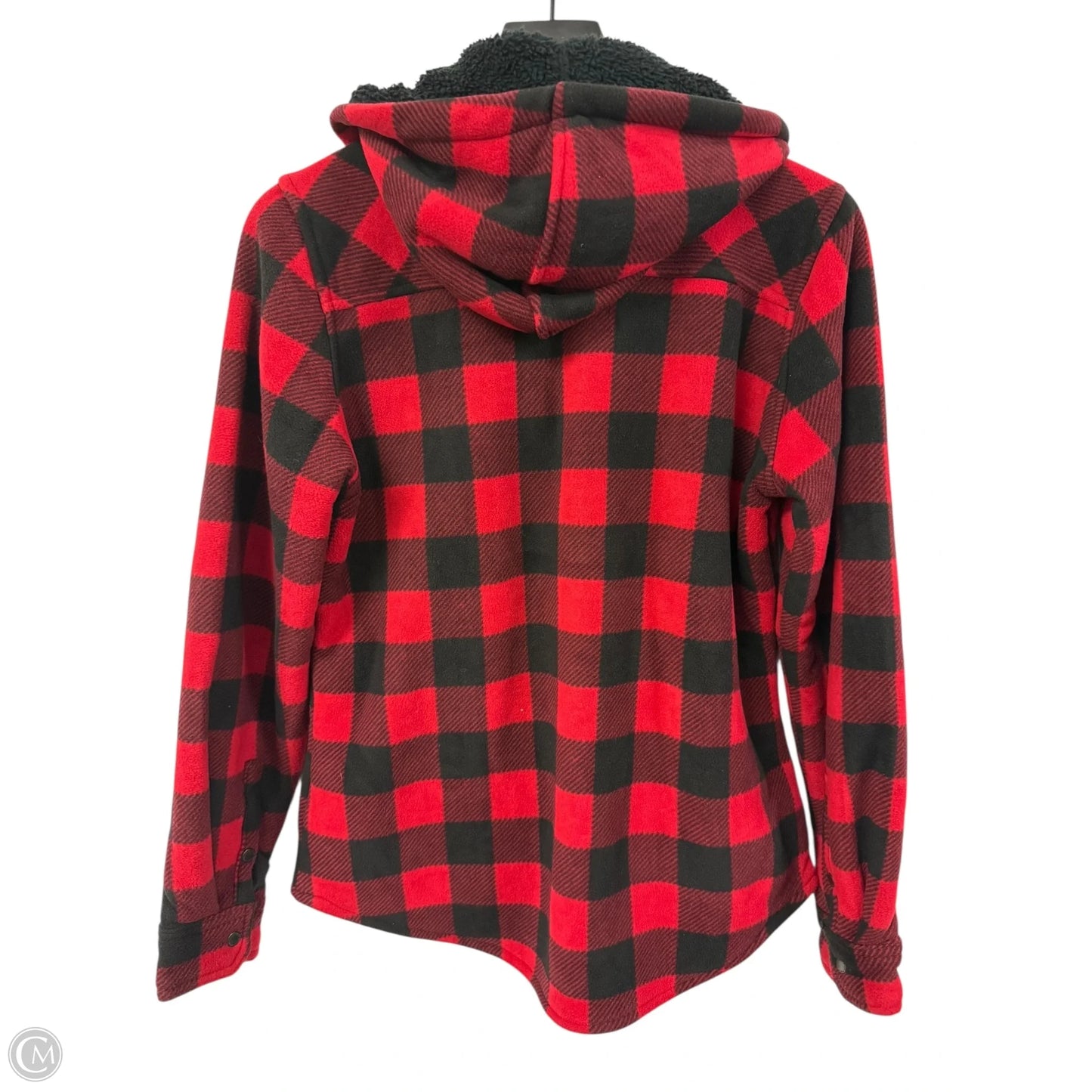 Jacket Other By Eddie Bauer In Black & Red, Size: M