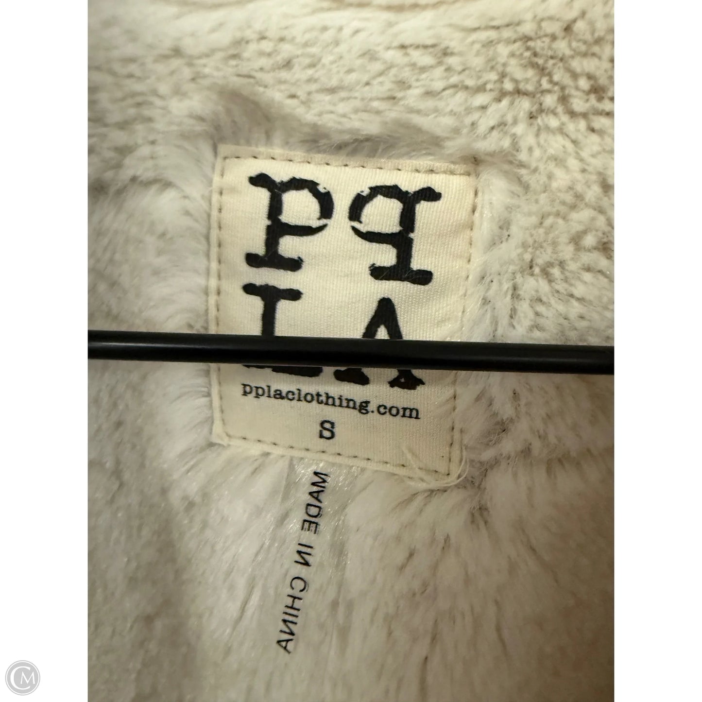 Vest Faux Fur & Sherpa By Clothes Mentor In Brown & Cream, Size: S