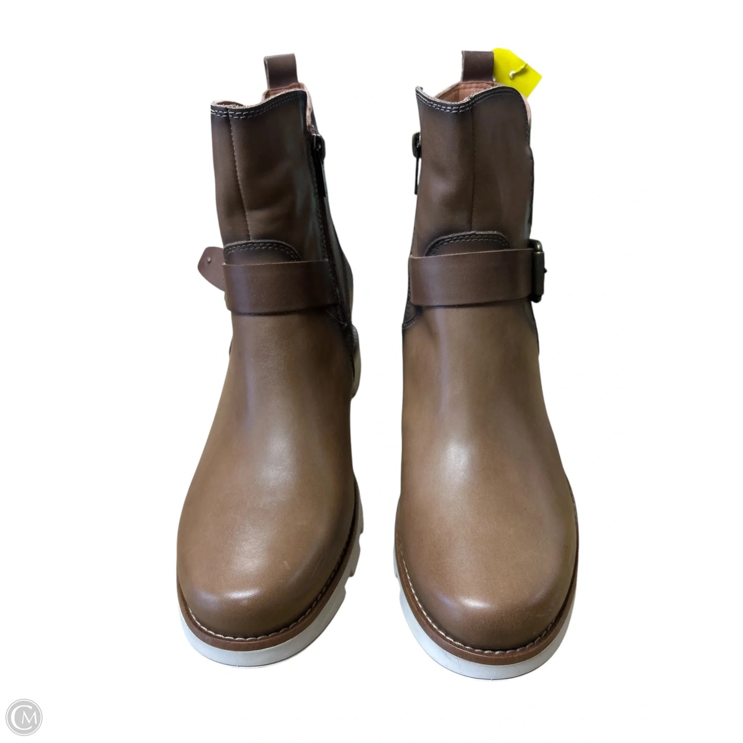 Boots Ankle Flats By Pikolinos In Black & Brown, Size: 9.5