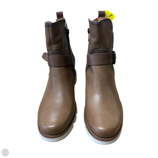 Boots Ankle Flats By Pikolinos In Black & Brown, Size: 9.5