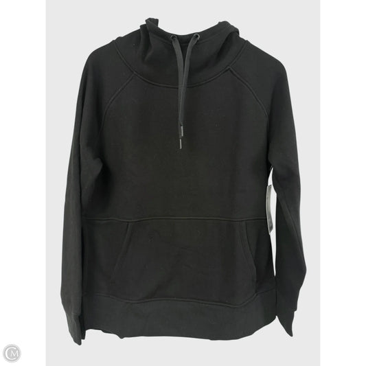 Sweatshirt Hoodie By Athleta In Black, Size: S
