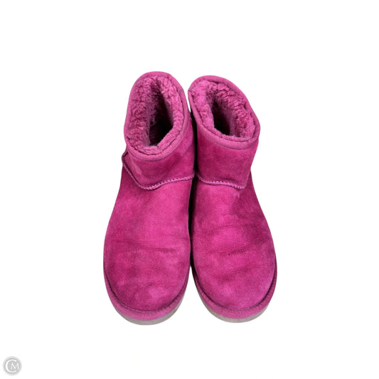 Boots Designer By Ugg In Pink, Size: 10