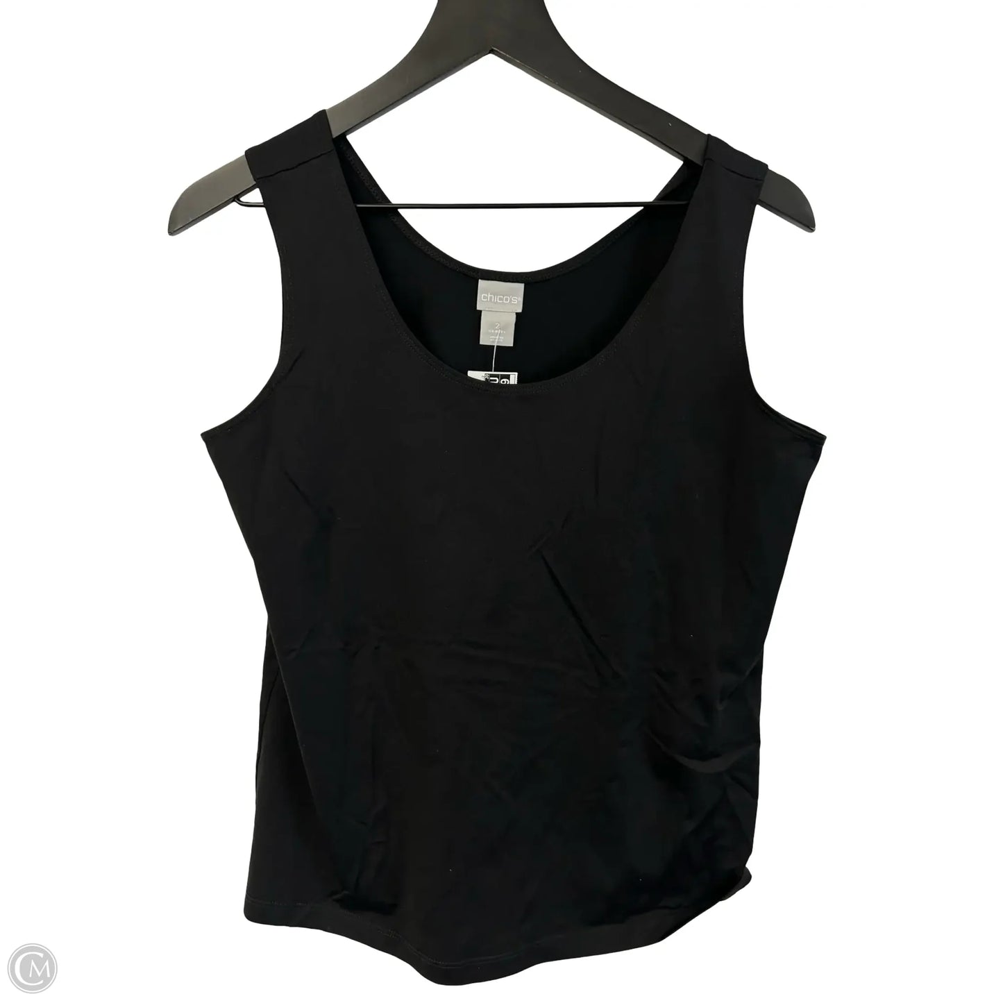 Top Sleeveless Basic By Chicos In Black, Size: L