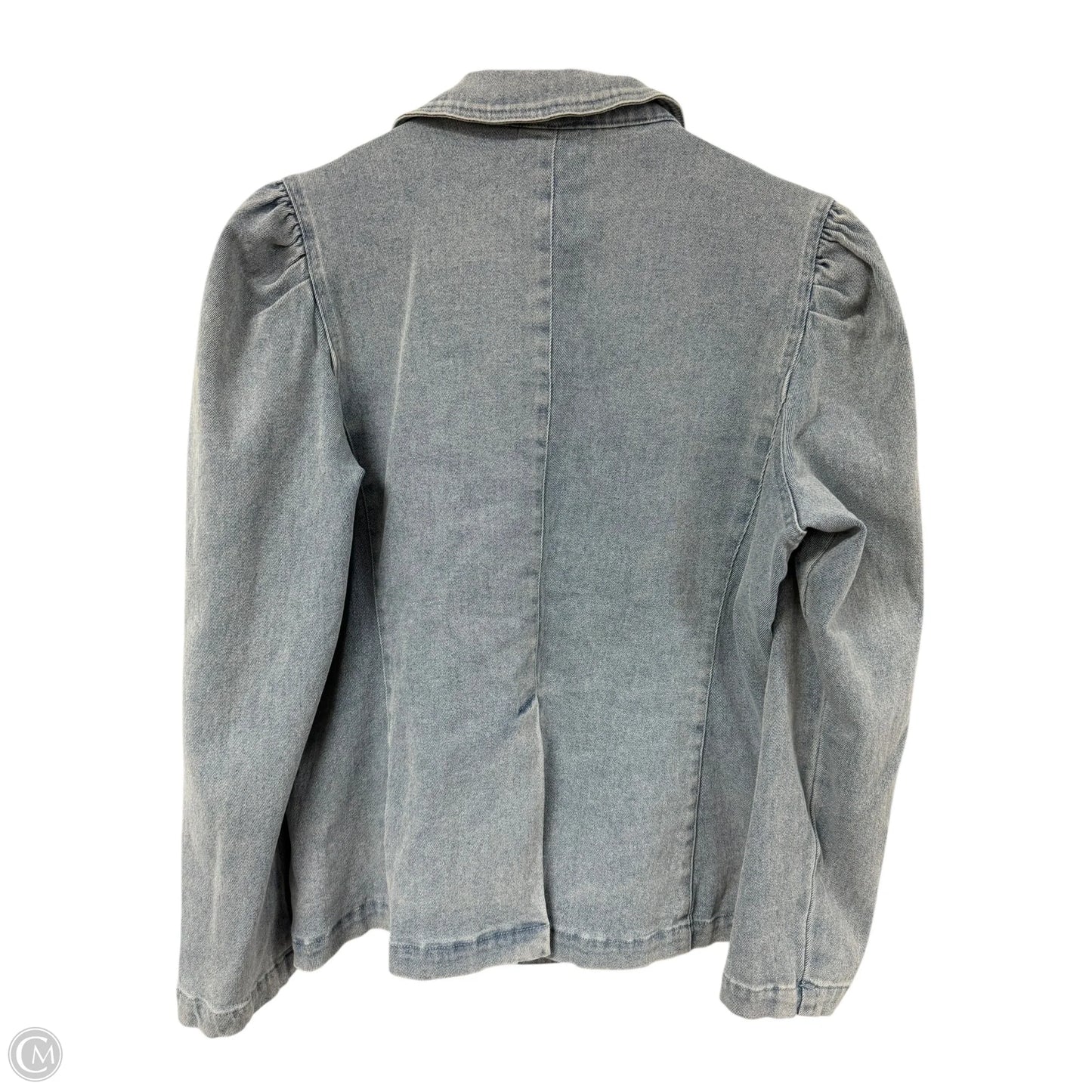 Jacket Denim By Ellison In Blue Denim, Size: L