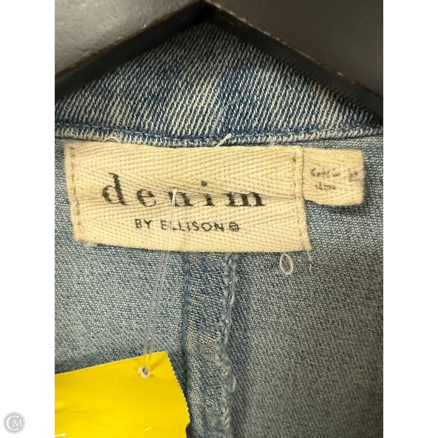Jacket Denim By Ellison In Blue Denim, Size: L