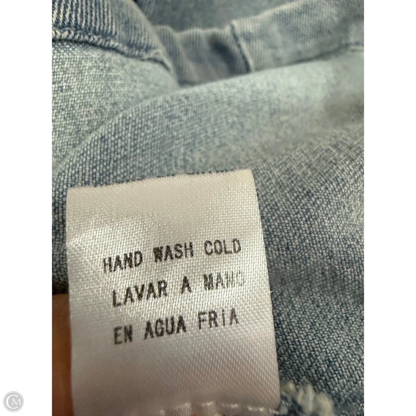 Jacket Denim By Ellison In Blue Denim, Size: L