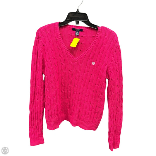 Sweater By Chaps In Pink, Size: Xl