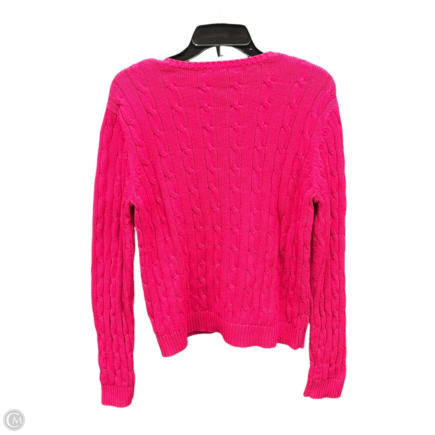 Sweater By Chaps In Pink, Size: Xl