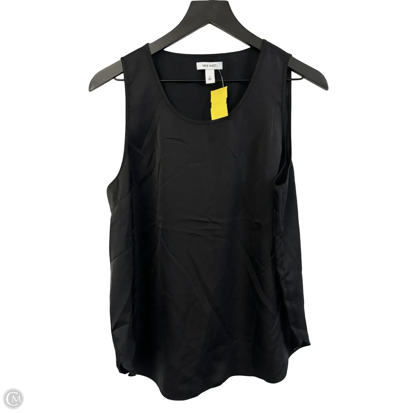 Top Sleeveless By Nine West Apparel In Black, Size: L