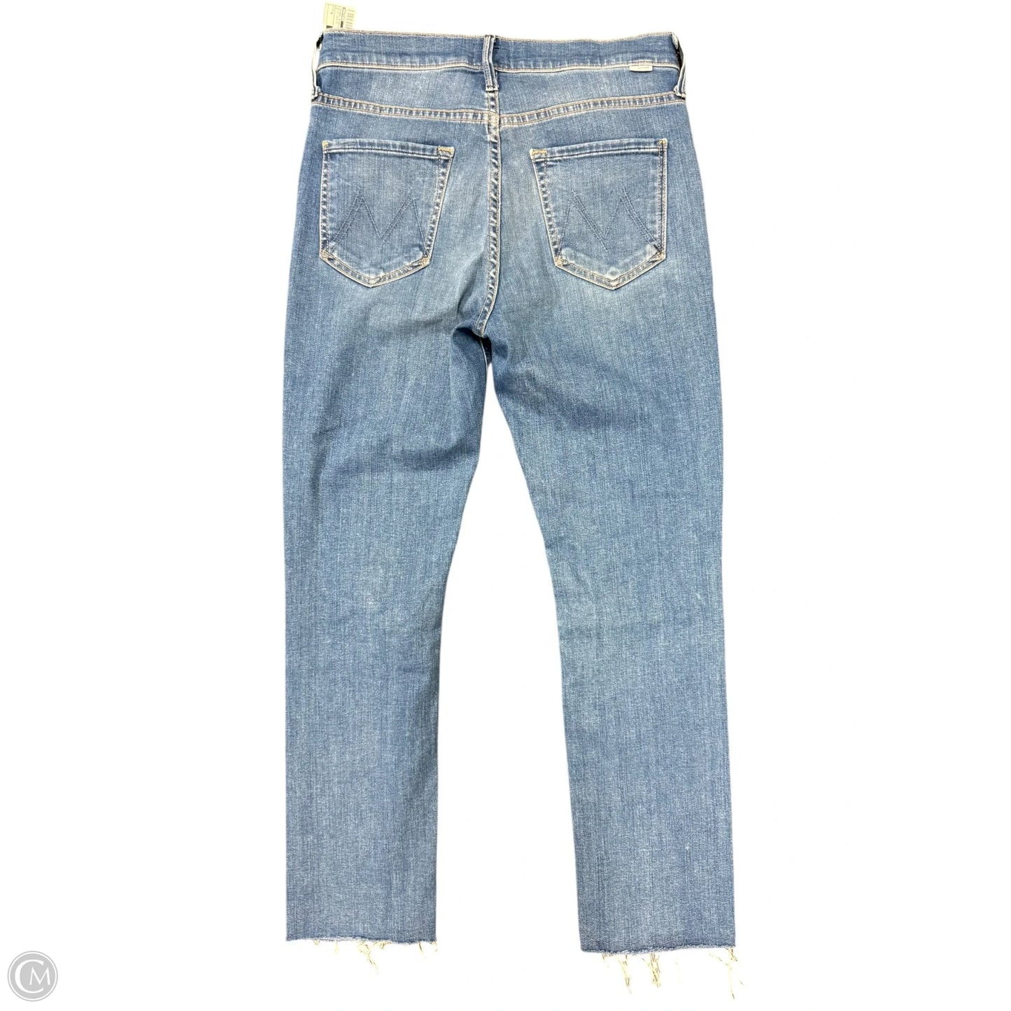 Jeans Straight By Mother In Blue Denim, Size: 8