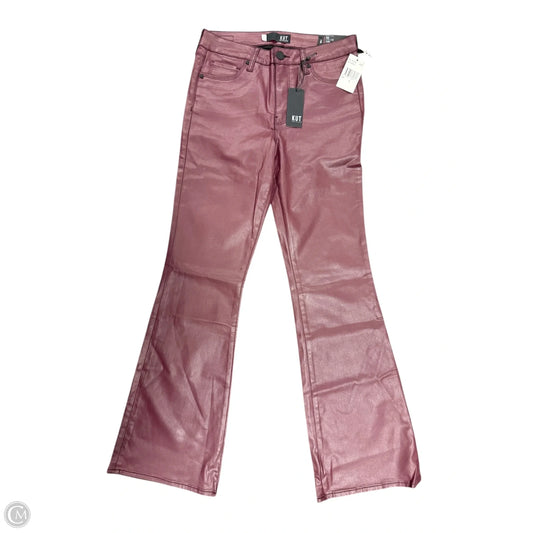 Jeans Flared By Kut In Maroon, Size: 6